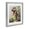 Stupell Industries Enchanting T-Rex Roar Framed Print Under Glass, design by Creative Studio